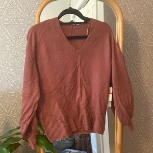 Bell Sleeve, V Neck Sweater - XS - NWT